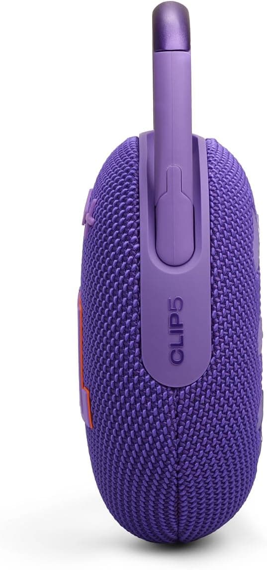 JBL Clip 5 Waterproof & Dustproof Bluetooth Speaker - Purple - Image 6