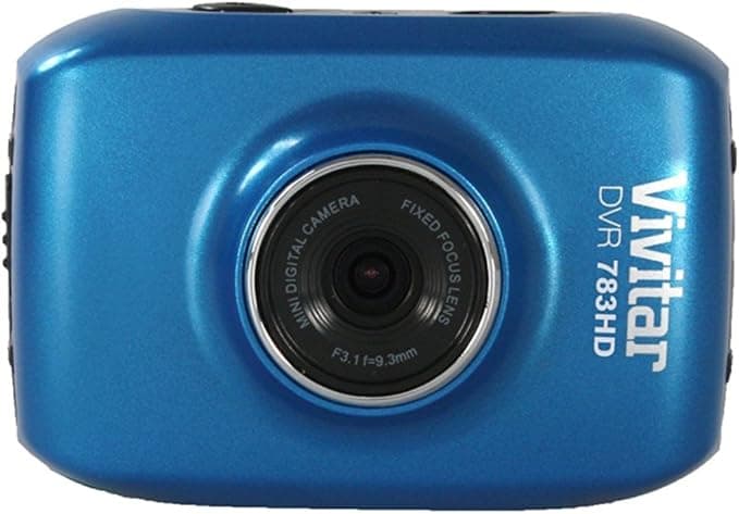 Vivitar DVR783HD Full HD Action Camera Waterproof Wide Angle Lens With Mounting Accessories - Blue