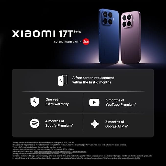 Xiaomi 17T Pro, 12GB RAM 512GB - Black - Image 2