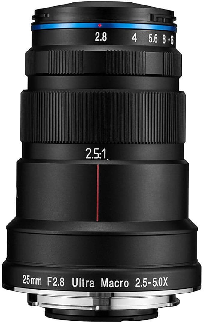 Venus Optics Laowa 25mm f/2.8 Ultra Macro Lens VE2528SFE - Black - Image 1