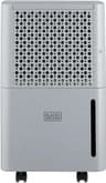 BLACK+DECKER 12L Dehumidifier,4 Modes, Quiet Operation, 2.1L Water Tank, 24-Hour Timer, - Grey