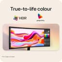 LG UltraWide U6 34 Inch Curved IPS Monitor Wide Quad HD 120Hz HDR10 - Black thumbnail 3