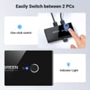 UGREEN 4-Port USB 3.0 Switch – High-Speed Peripheral Sharing for 2 Computers thumbnail 7