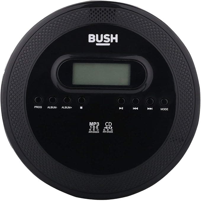Bush CD Player with MP3 Playback Portable Audio Player - Black - Image 1