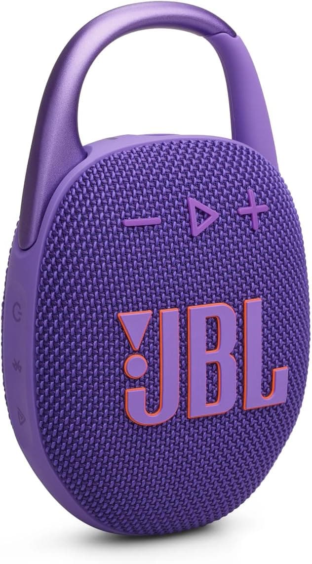 JBL Clip 5 Waterproof & Dustproof Bluetooth Speaker - Purple - Image 4