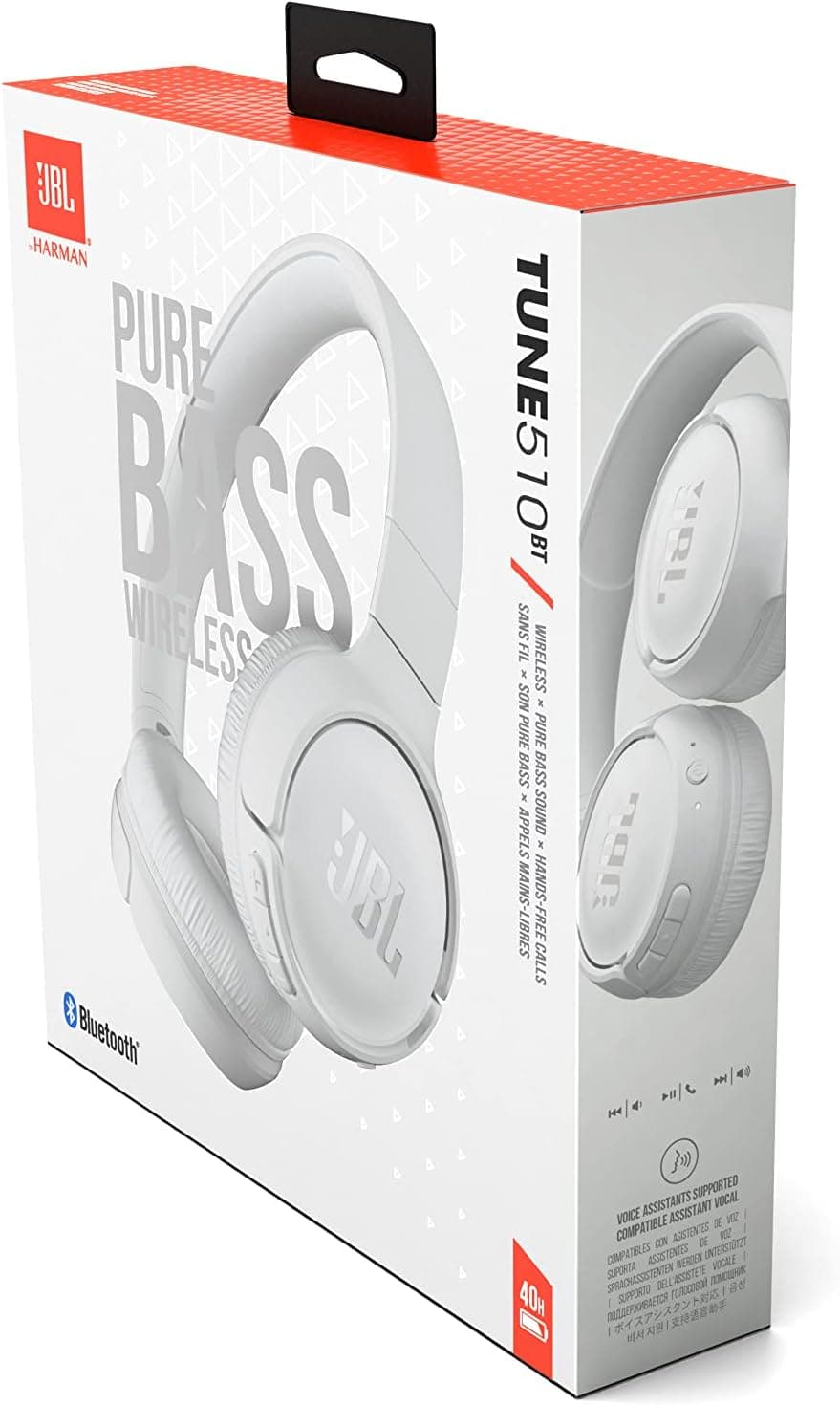 JBL Tune 510BT Headphones White - Image 10