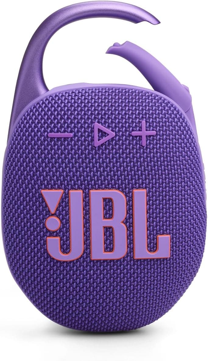 JBL Clip 5 Waterproof & Dustproof Bluetooth Speaker - Purple - Image 3