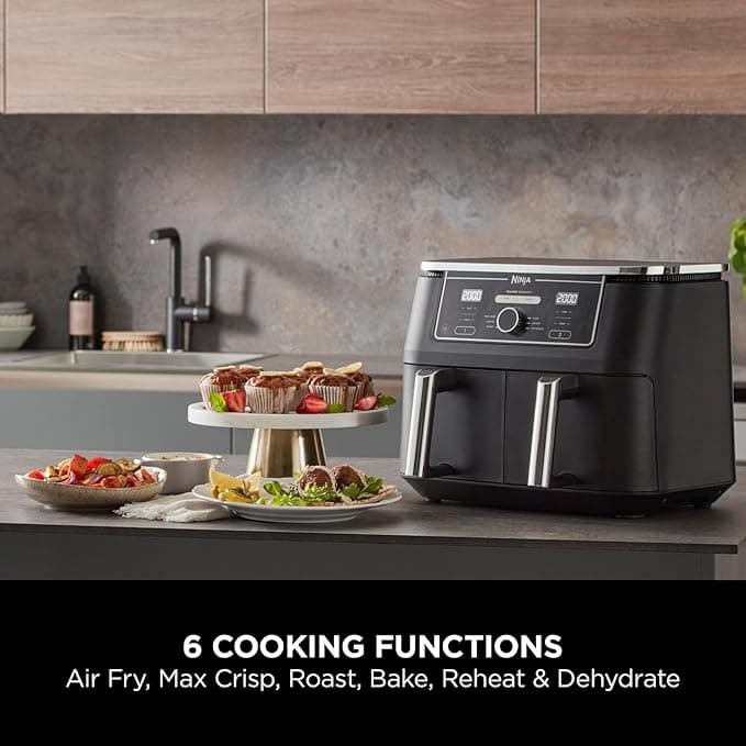 Ninja Foodi AF400UK MAX Dual Zone Air Fryer Black - Image 4