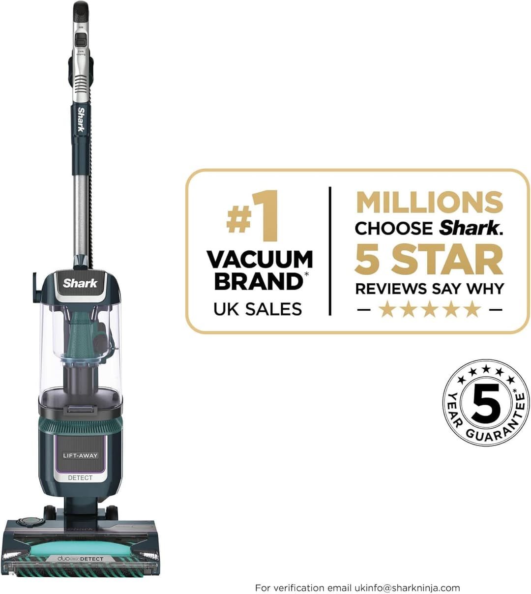Shark Detect XL Corded Upright Vacuum Cleaner LA791UKT - Image 2