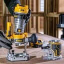 DeWalt DCW604NT 18V XR Brushless 1/4 Inch Cordless Router Trimmer Kit with 4.0Ah Battery thumbnail 6