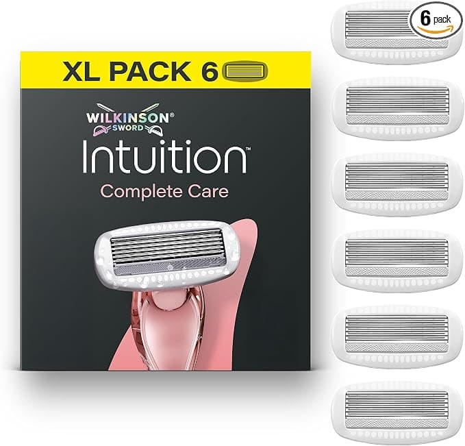 Wilkinson Sword Intuition Complete Care Women's Razor Blade Refills 6 Pack Hydra Boost - Image 1