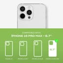 tech21 Evo Clear MagSafe Case for iPhone 15 Pro Max Clear Impact Protection thumbnail 2