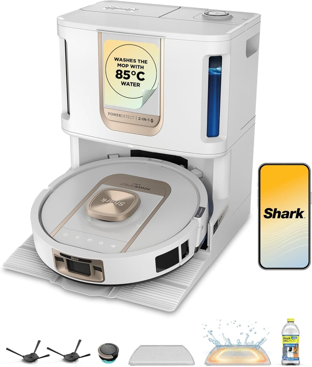 Shark PowerDetect AV2910XEUKWH Robot Vacuum Cleaner & Mop - Image 1