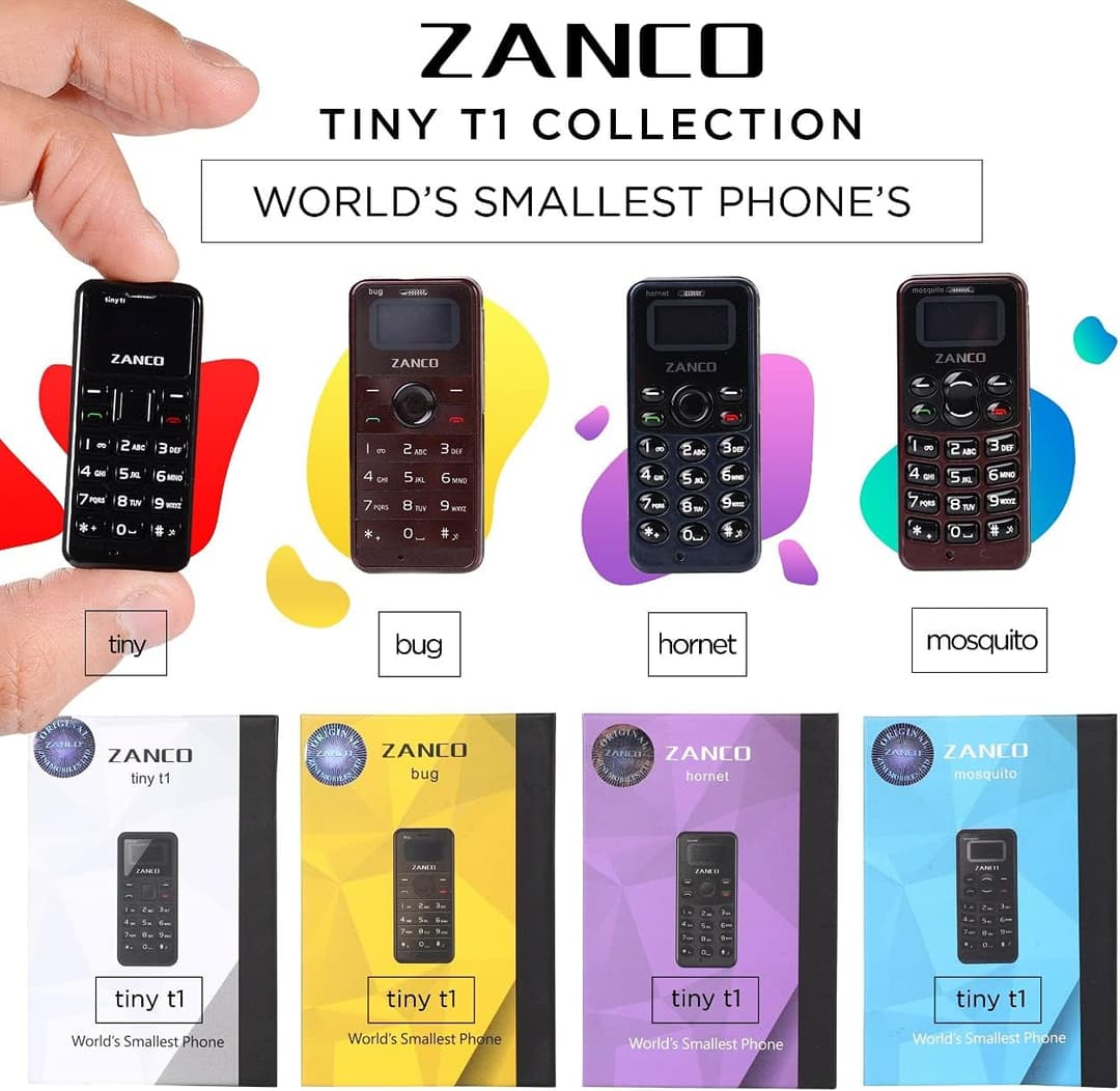 Zanco Tiny T1 – Mosquito phone World’s Smallest Mobile Phone Gadget - Image 3