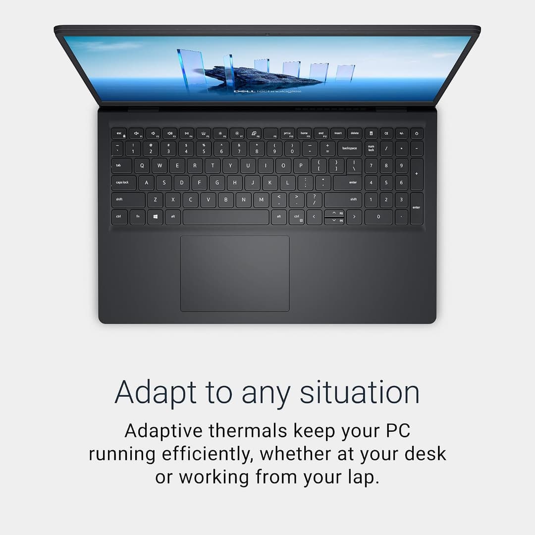Dell 15 DC15250 15.6 Inch FHD 120Hz Laptop Intel Core i7 16GB 512GB SSD - Carbon Black - Image 4