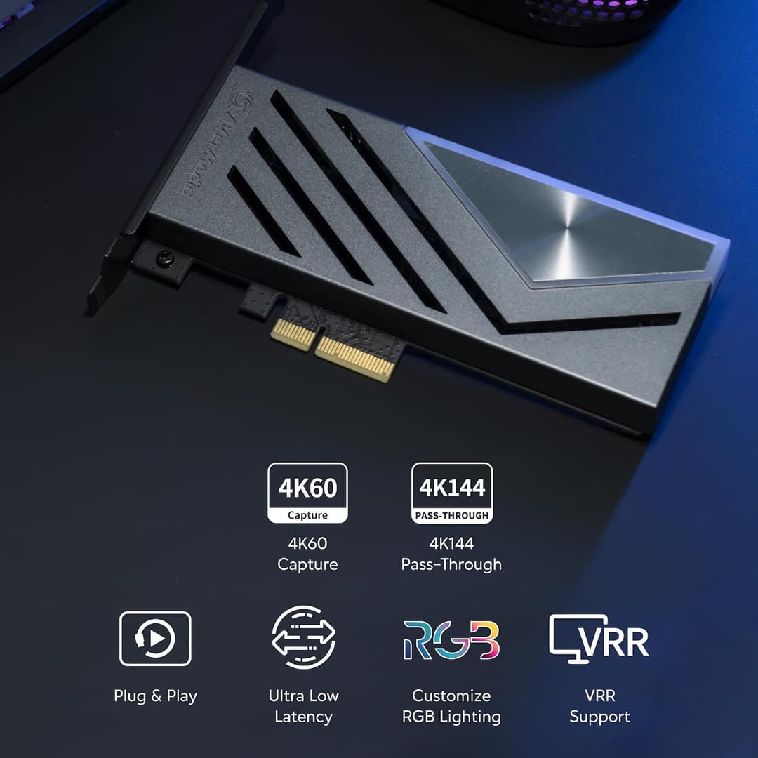 AVerMedia Live Gamer 4K 2.1 GC575 HDMI 2.1 PCIe Capture Card 4K60 - Image 6