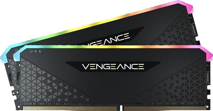 Corsair Vengeance RGB RS 16GB (2x8GB) DDR4 3200MHz CL16 Desktop Memory Kit - Black - Image 1