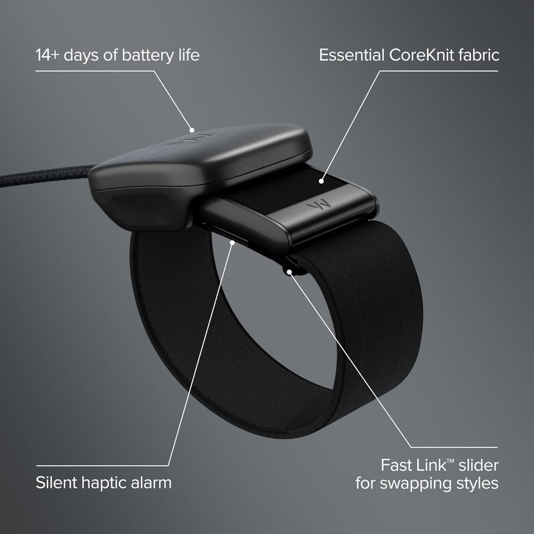 WHOOP 5.0/MG Fitness Tracker with 12-Month Membership, 24/7 Activity & Sleep Monitoring, 14+ Day Battery - Black - Image 4