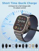 Yesido Apple Watch Magnetic Fast Charger USB Cable, Compatible with Series 11–2, Ultra & SE, Black thumbnail 3