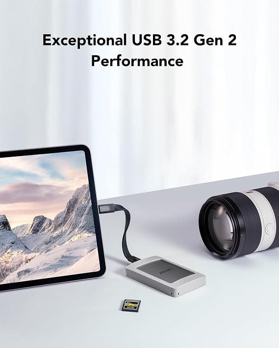 Lexar ES4 2TB Portable External SSD with Magnetic Set USB 3.2 Gen 2 Grey - Image 5
