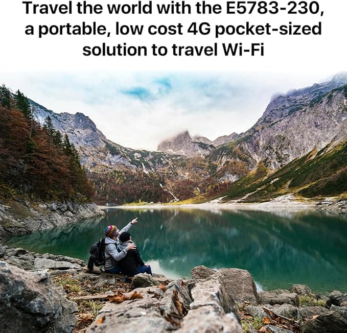 Huawei E5783-230, CAT 6, Super-Fast 4G 300 Mbps, Travel Wi-Fi Hotspot - Black - Image 6