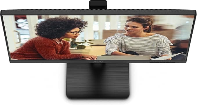 AOC Q27E3UMF 27 Inch QHD VA Monitor 75Hz USB Hub Speakers - Black - Image 5