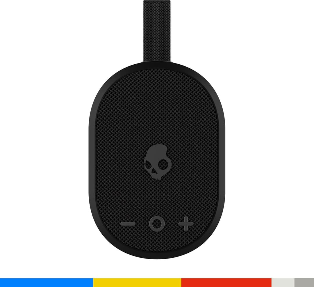 Skullcandy Ounce+ Wireless Bluetooth Speaker, IPX7 Waterproof, 16H Battery, TWS, Carry Strap – Black - Image 3