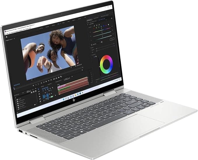 HP ENVY x360 15.6" OLED 2-in-1 Laptop, Intel Core i5, 8GB RAM, 512GB SSD - Silver - Image 3