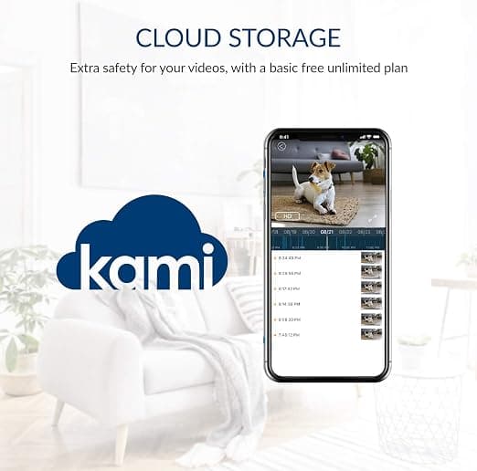 KAMI Security Camera by YI Technology 1080p WiFi Indoor Home Camera - Image 4