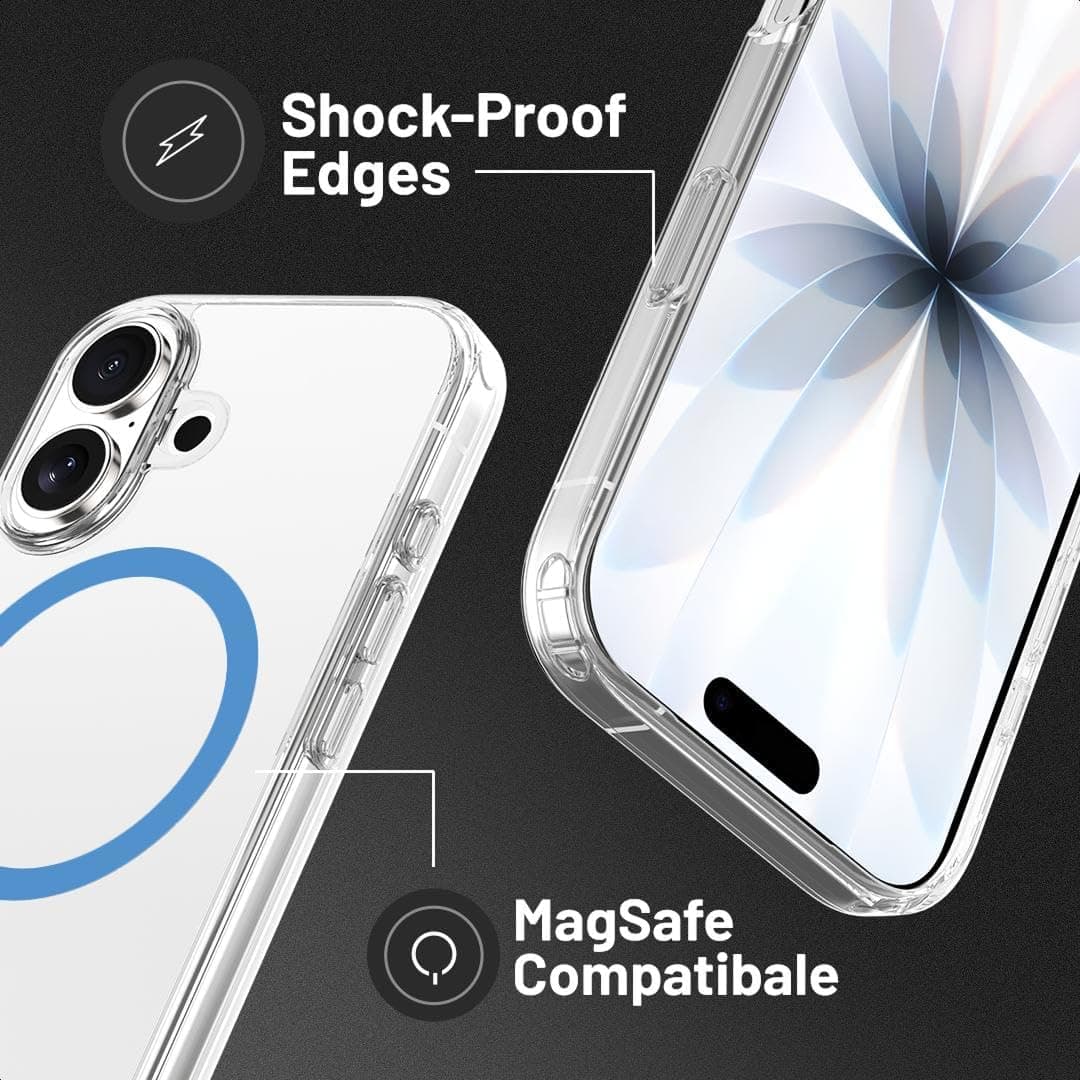 OX MagClear MagSafe Case for Apple iPhone 17 – Polar White - Image 3