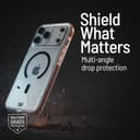 OX Dune Clear Case for iPhone 17 Pro Max – MagSafe Compatible, Shock-Proof thumbnail 6