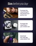 LEEP Smart Ring Size 7, IP68 Waterproof Health & Fitness Tracker with Heart Rate & Sleep Monitoring thumbnail 3