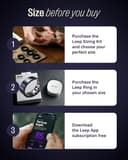 LEEP Smart Ring Size 10, IP68 Waterproof Health & Fitness Tracker with Heart Rate & Sleep Monitoring thumbnail 3