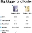 Samsung Galaxy S24, AI Android Smartphone, 8GB RAM, 256GB Storage, 50MP Camera, Long Battery Life, Amber Yellow, 3 Year Manufacturer Extended Warranty (UK Version) thumbnail 4