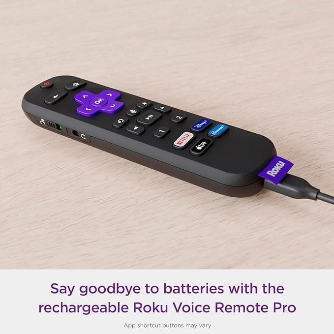 Roku Voice Remote Pro Rechargeable Voice Control Remote - Image 5