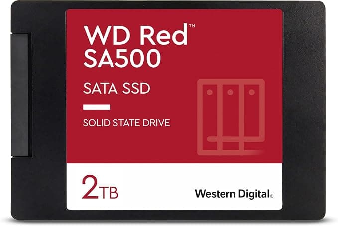 WD Red SA500 2TB SATA III 2.5 Inch NAS SSD WDS200T2R0A - Image 1