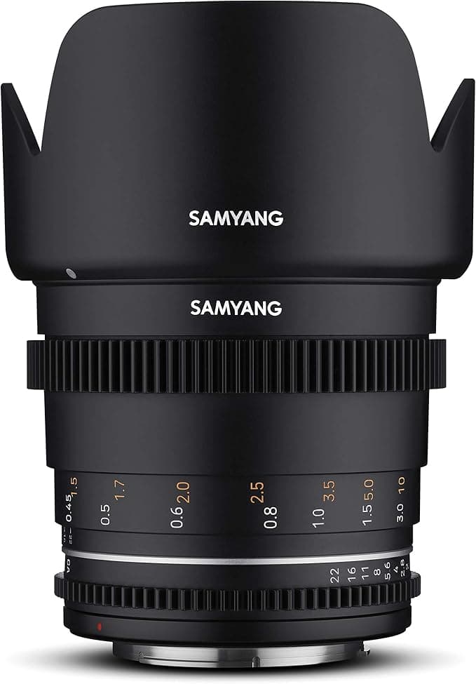 Samyang VDSLR 50mm T1.5 MK2 Manual Focus Cine Lens for Canon EF Mount - Image 1