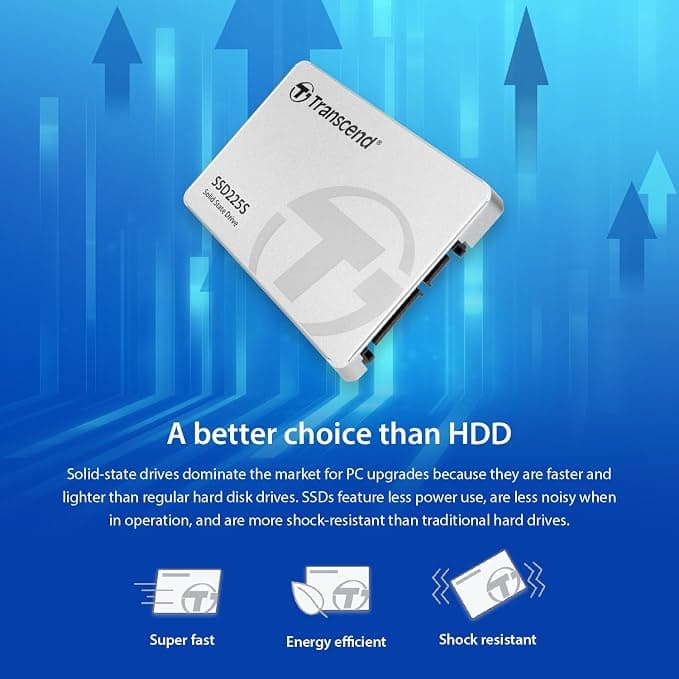 Transcend SSD225S 1TB 2.5 Inch SATA III Internal SSD 6Gb/s 3D NAND TS1TSSD225S - Image 6
