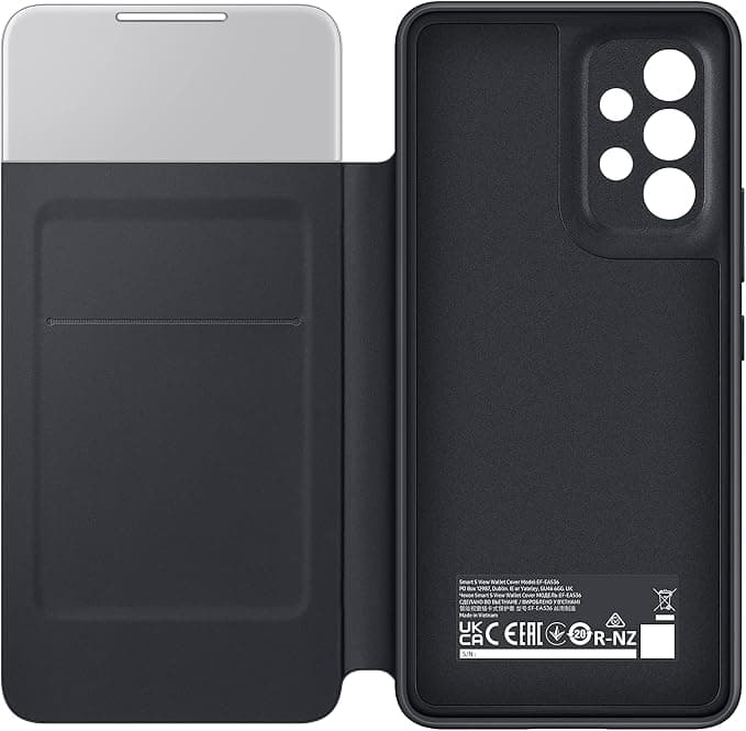 Samsung Galaxy A53 5G Official Smart Clear View Cover Case - Black - Image 4