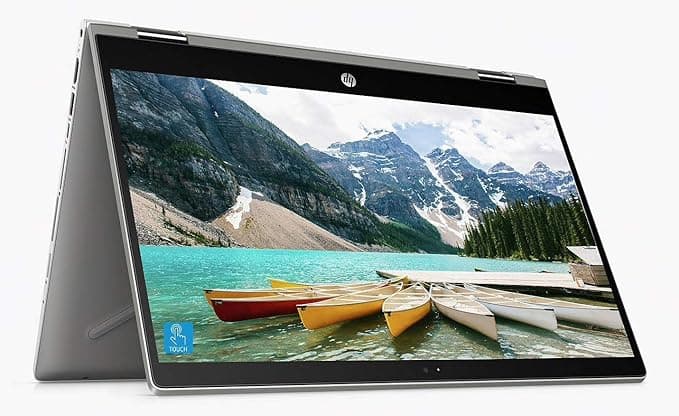 HP Pavilion 14-cd1007na 14 Inch Laptop Intel 8GB RAM 128GB, UHD 620 - Silver - Image 1