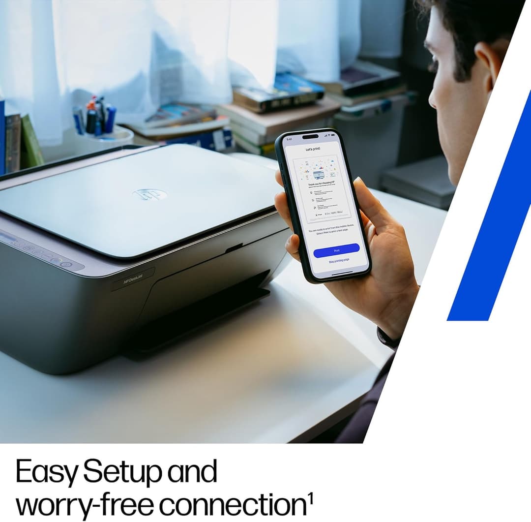 HP Desk Jet 2921 All In One Printer Instant Ink Included - Print - Image 4