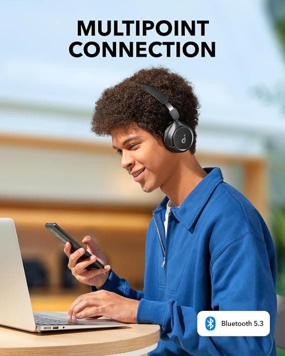 Soundcore By Anker H30i Wireless On Ear Headphones - Black - Image 5