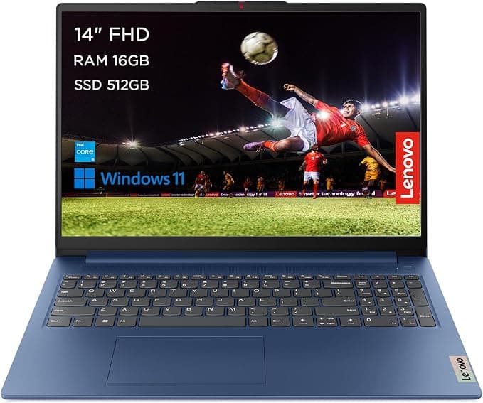 Lenovo IdeaPad Slim 3 14 Inch Intel Core i5 16GB RAM 512GB SSD Laptop - Abyss Blue - Image 1