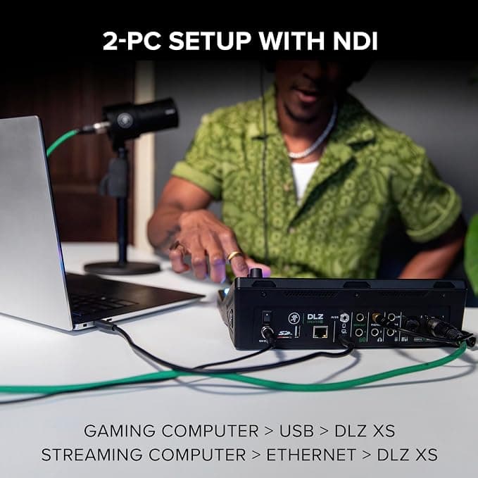 Mackie DLZ Creator XS Adaptive Digital Mixer for Podcasting Streaming and YouTube - Image 3