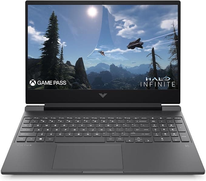 HP Victus 15-fb2002sa 15.6" Gaming Laptop AMD Ryzen 5, RTX 2050, 8GB, 512GB - Mica Silver - Image 1