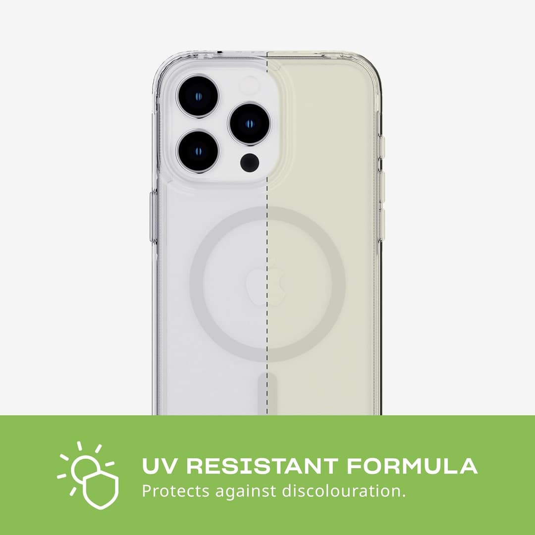 tech21 Evo Clear MagSafe Case for iPhone 15 Pro Max Clear Impact Protection - Image 7