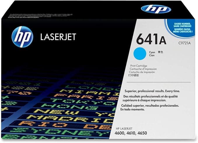 HP 641A C9721A Original HP LaserJet Toner Cartridge - Cyan - Image 1