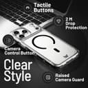 OX Dune Clear Case for iPhone 17 Pro Max – MagSafe Compatible, Shock-Proof thumbnail 2