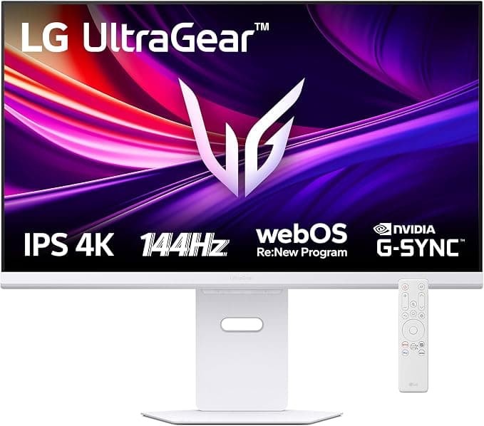 LG UltraGear 32G810SA-W 32" 4K UHD 144Hz Gaming Monitor White - Image 1