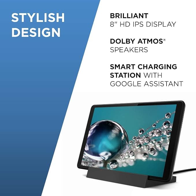 Lenovo Smart Tab M8 8 Inch HD Android Tablet 32GB WiFi Iron - Grey - Image 2